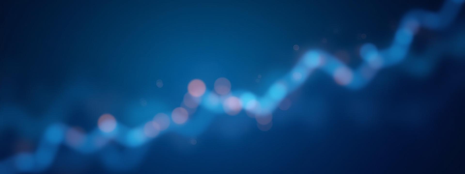 上昇する株価チャートと抽象的な金融グラフィックの背景